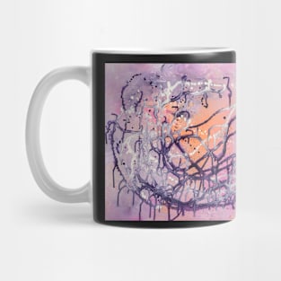 Fairy flowed abstract painting Mug